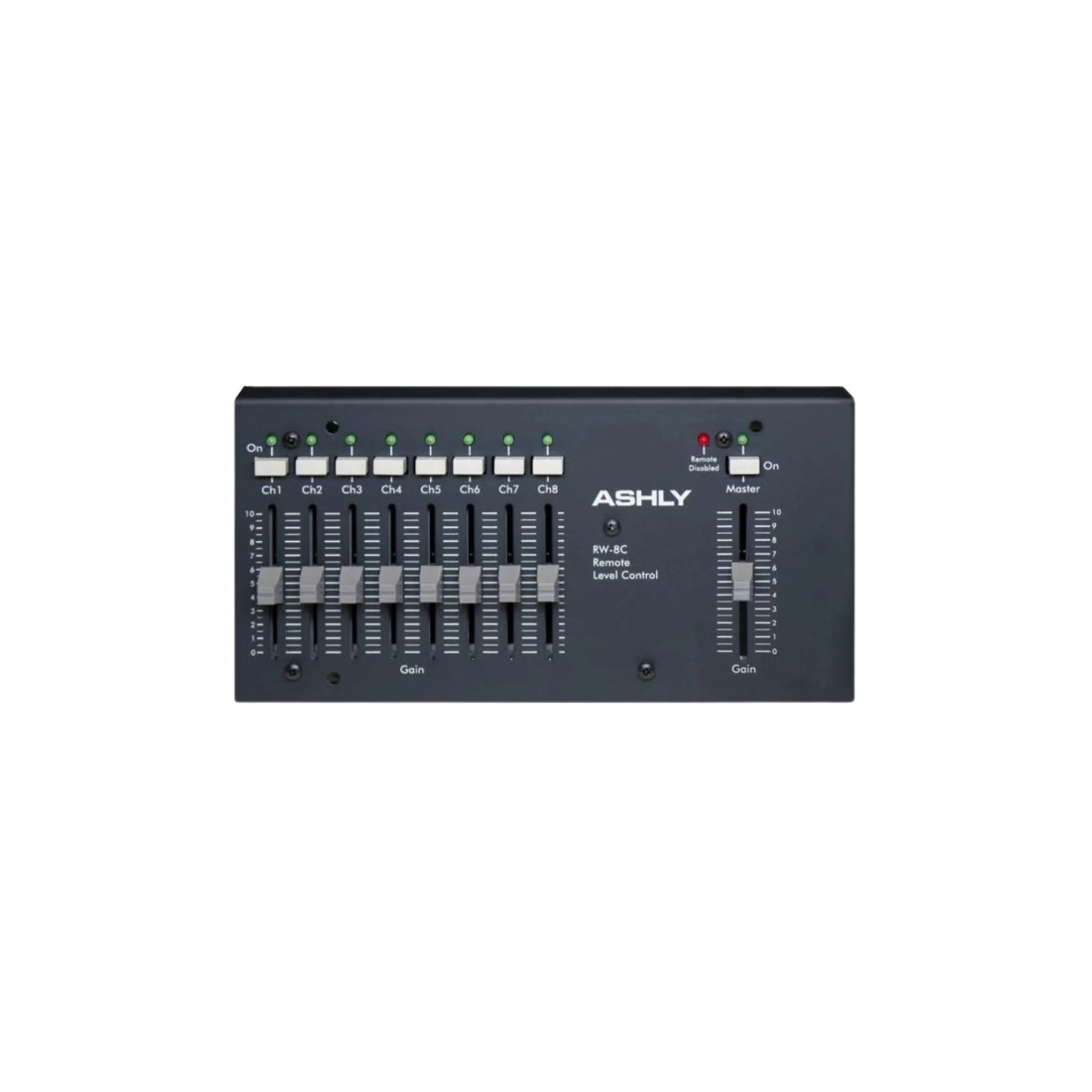 Ashly wall-mount remote for VCM-88C or PROTEA 24.24M