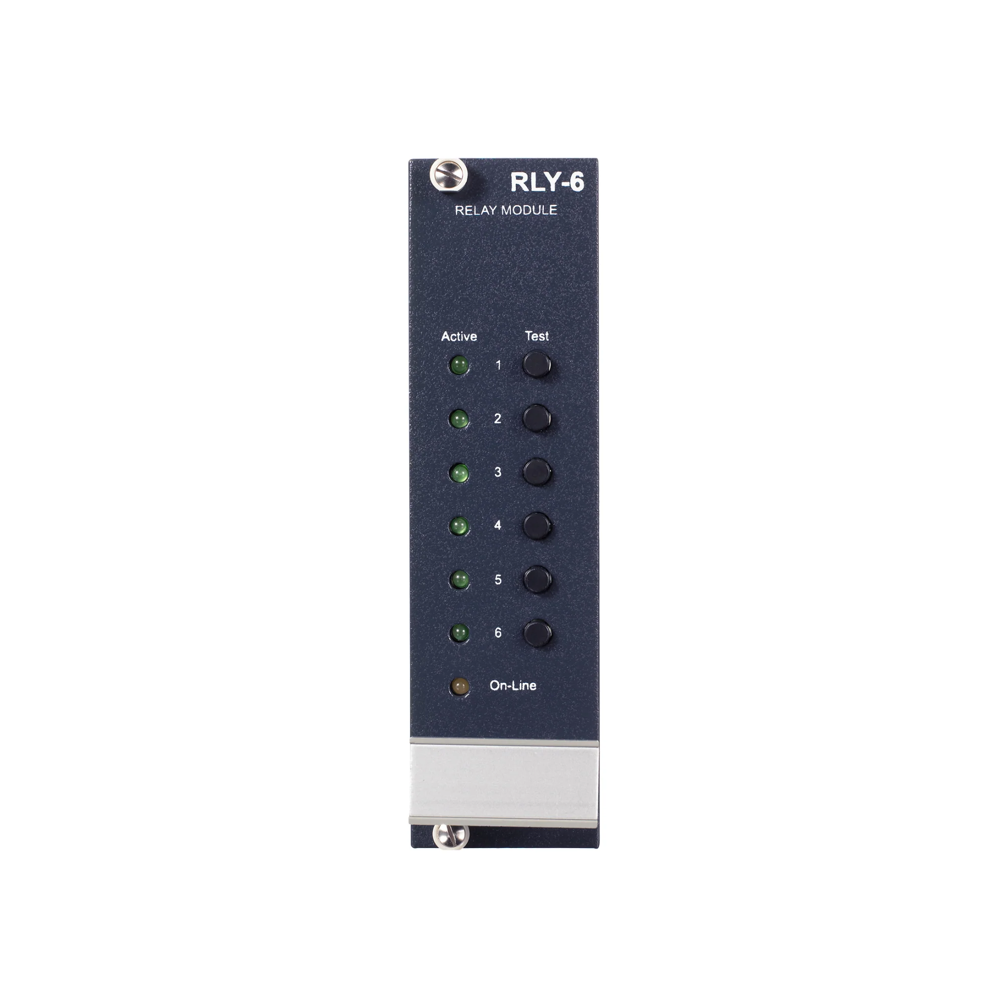 Clear-Com 6 SPDT Relay Control Module:  Relay control interface module (six SPDT relays)