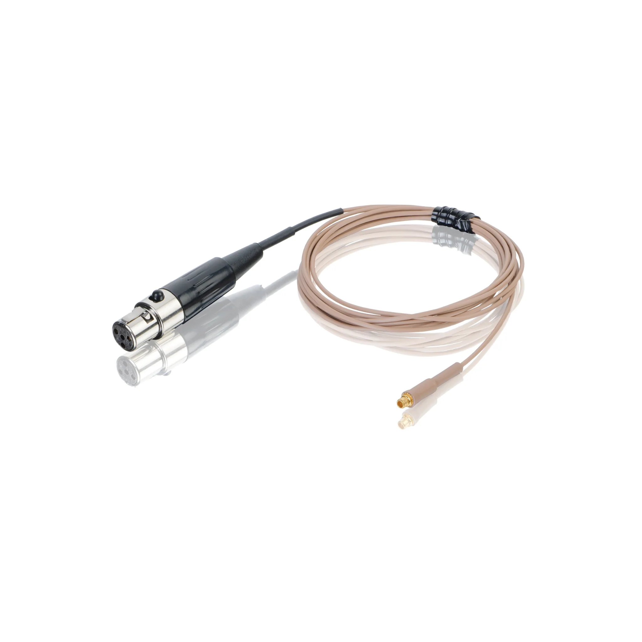 Countryman heavy duty cable only; for E6 (round EarSet) microphone wired for Shure TA4F, 2mm Duramax