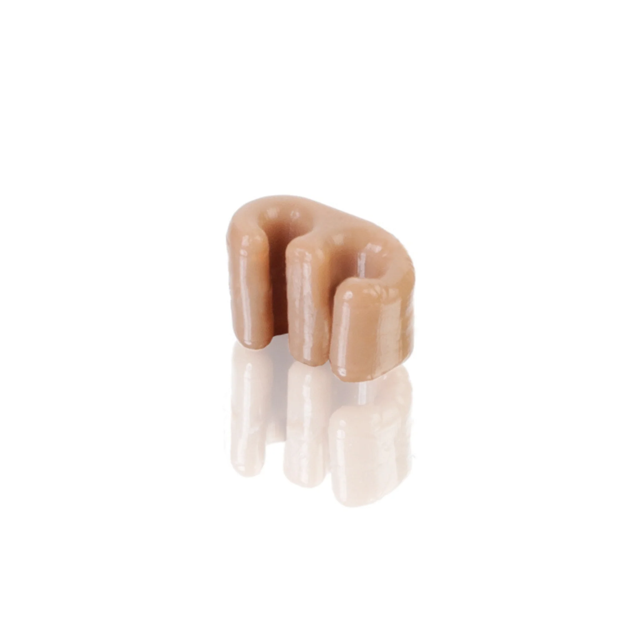 Countryman hook for earclip; for mics with 1mm cable, tan