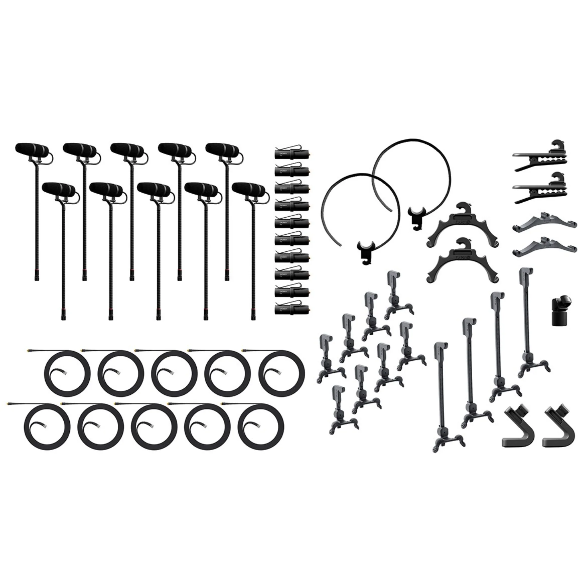 DPA 4099 CORE+ Classic Touring Kit, 10 Mics and accessories, Loud SPL, Cardboard Box