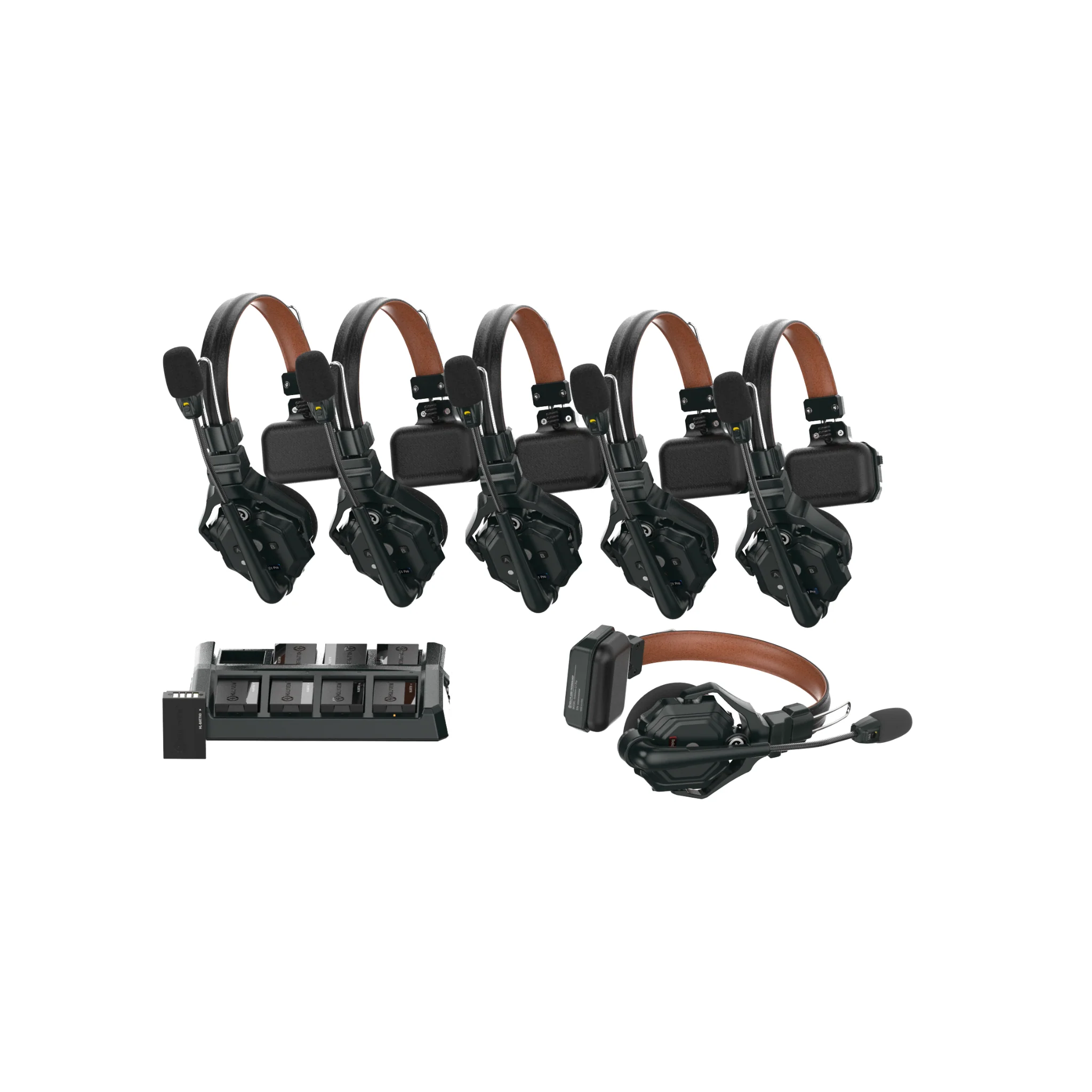 Hollyland Solidcom C1 Pro Wireless Intercom System with 6 ENC headsets - Image 2