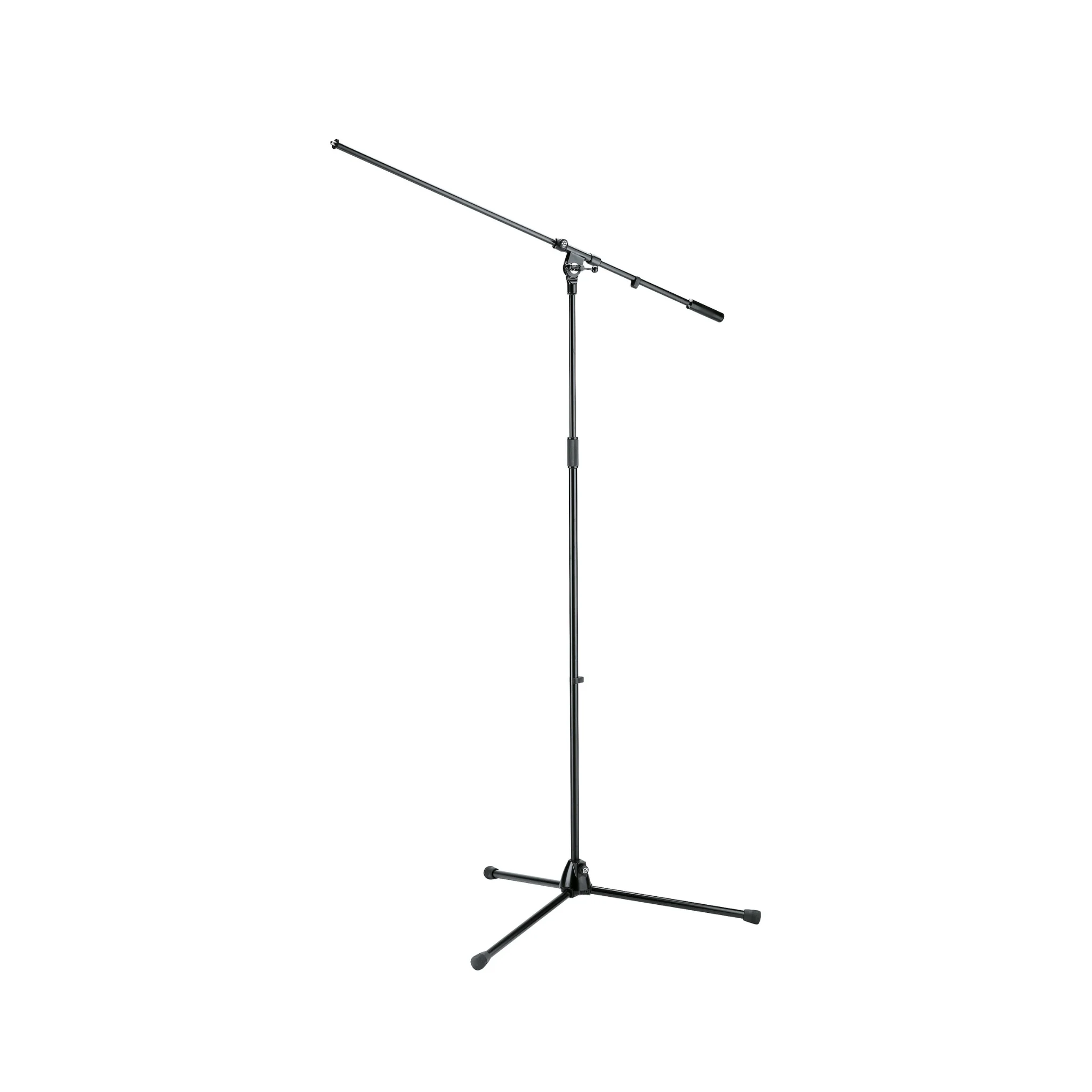 K&M 21021 overhead microphone stand complete with boom arm and t-bar, maximum height 2010mm, black - Image 2