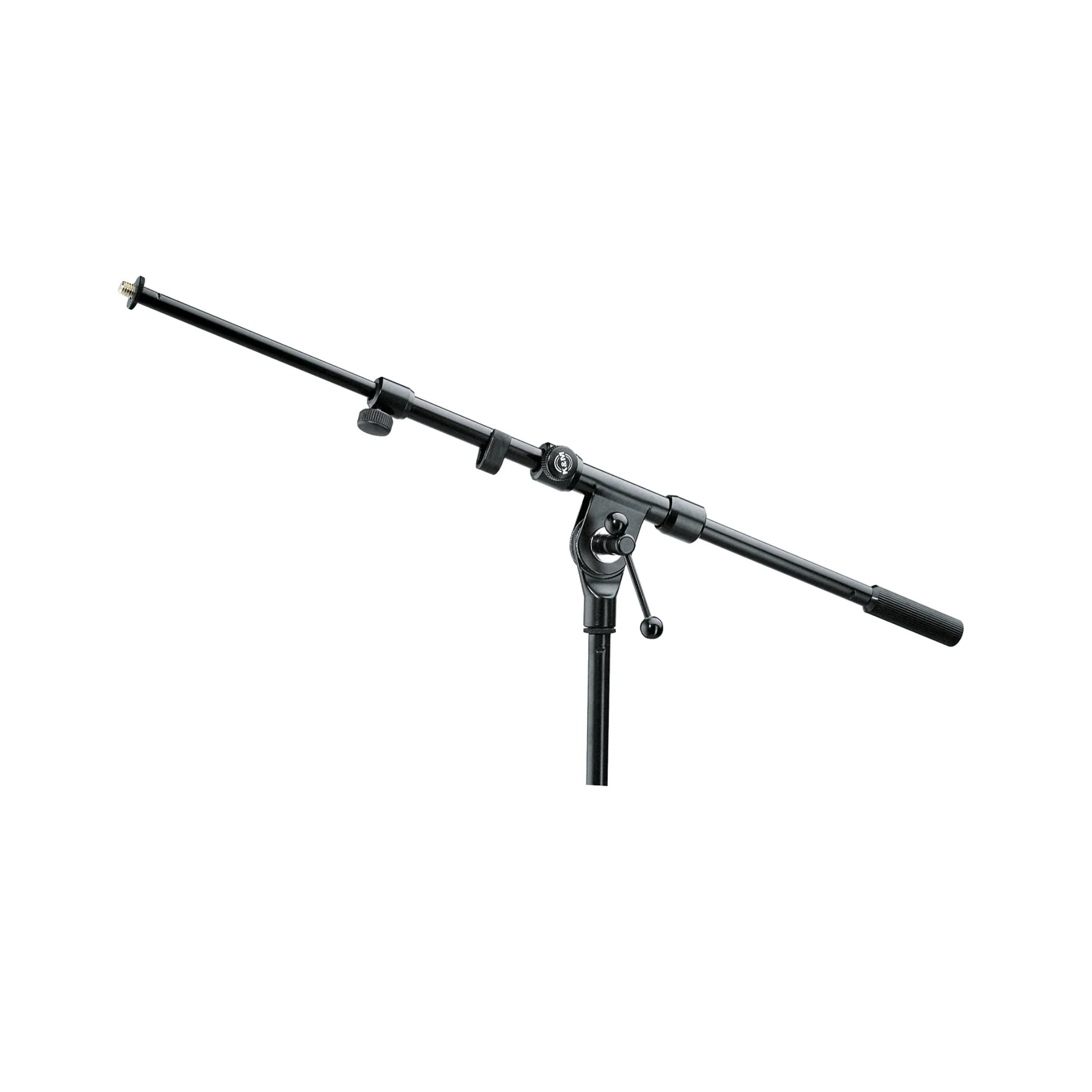 K&M 211/1 2-piece boom arm with t-bar, black - Image 2