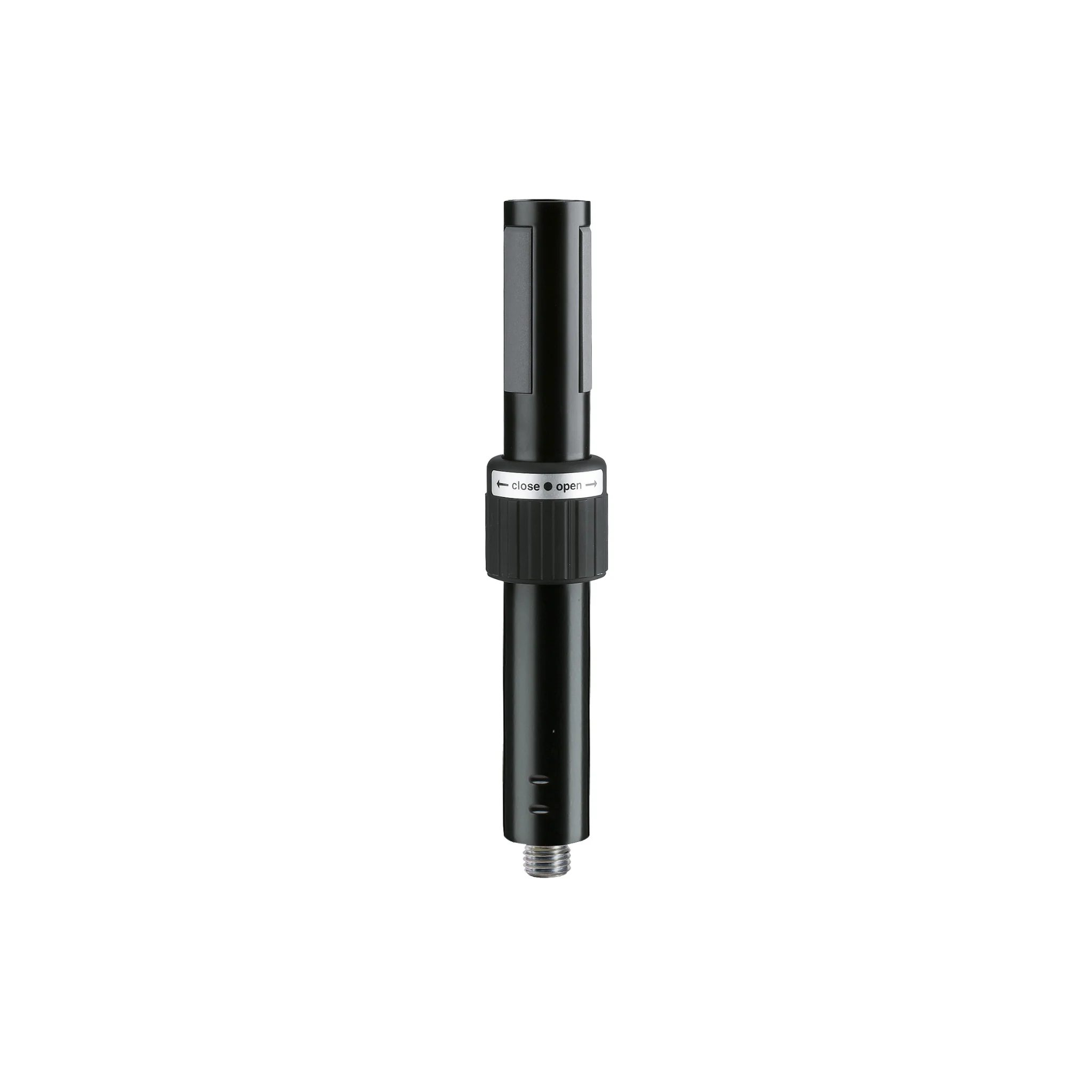 K&M 21447 Distance rod, Ring Lock, black