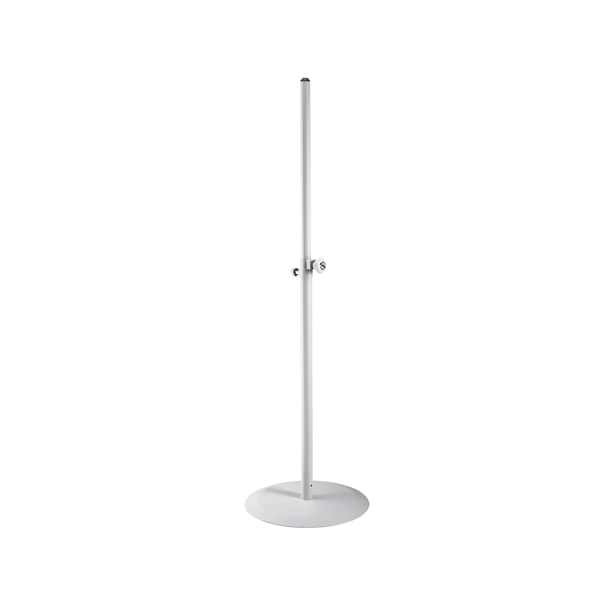 K&M 26735 speaker stand with round base, white - Image 2