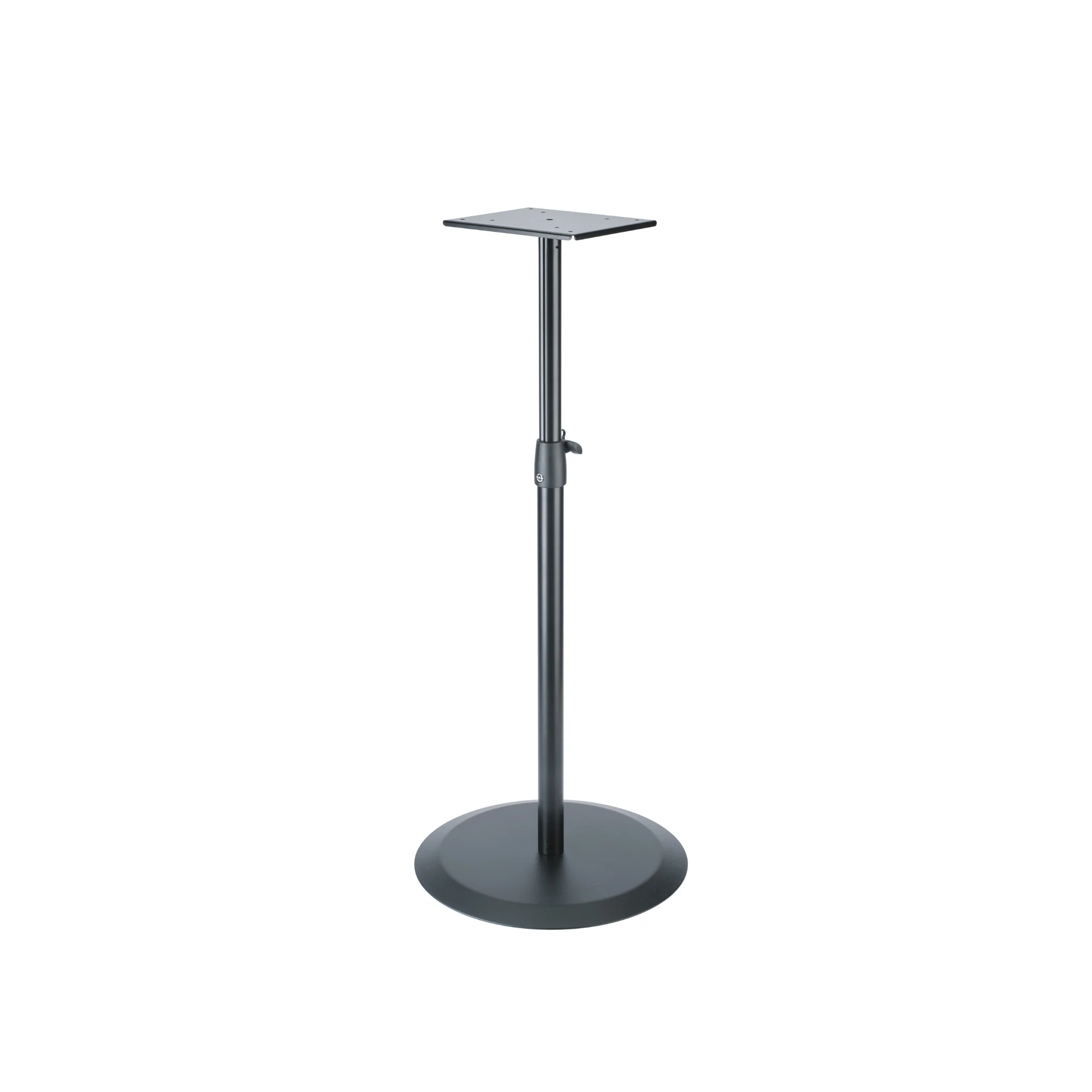 K&M 26740 monitor stand with round base, black