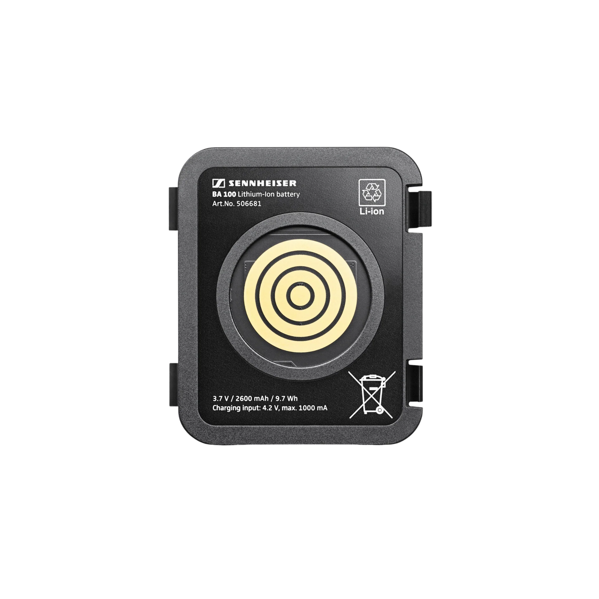 Sennheiser BA 100 TeamConnect Wireless battery, Li-Ion, 3.7 V / 2600 mAh