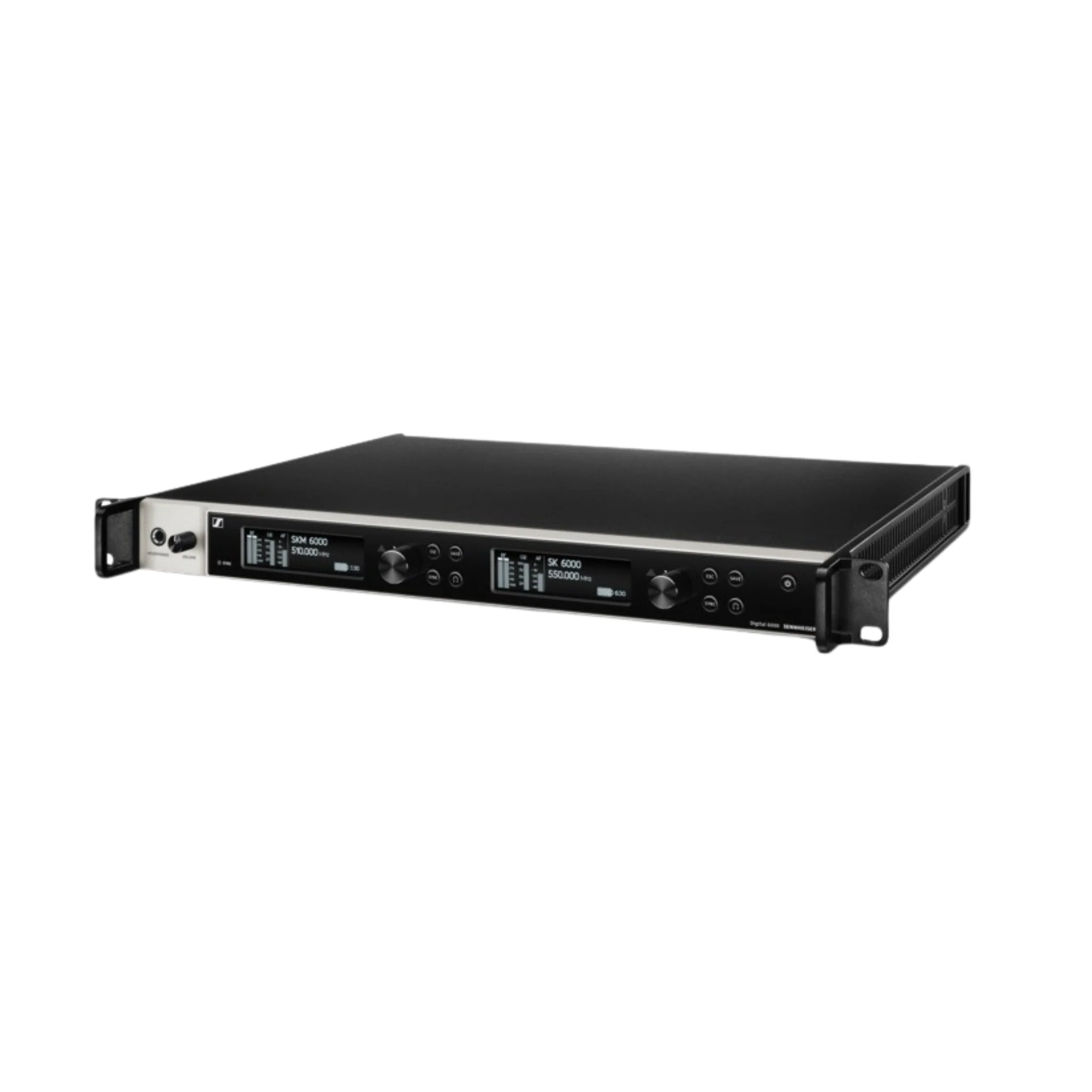 Sennheiser EM 6000 2-channel digital receiver, True-Bit-Diversity, LR mode, AES-3, active antenna