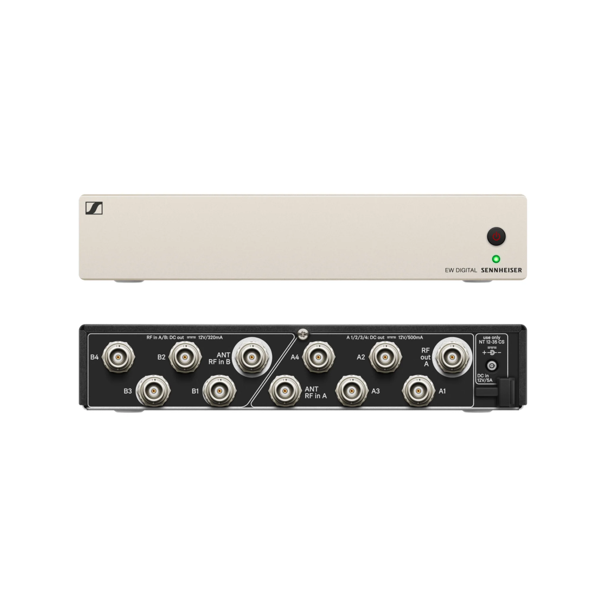 Sennheiser EW-D ASA (X-Y) Active antenna splitter (dual 1;4) with DC power distribution for EW-D