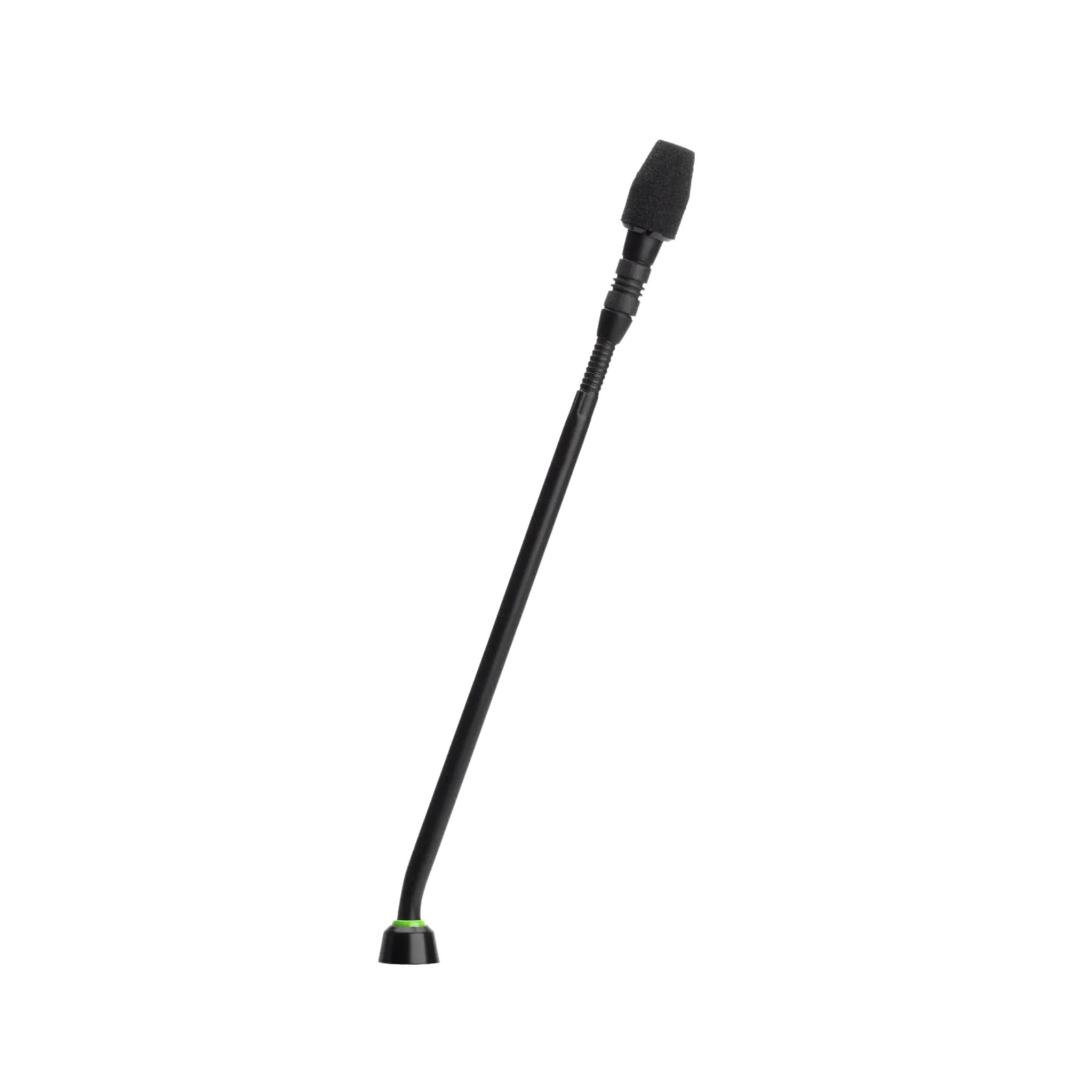 Shure 10 inch shock-mounted gooseneck, dual colour status LED ring, less preamplifier, cardioid
