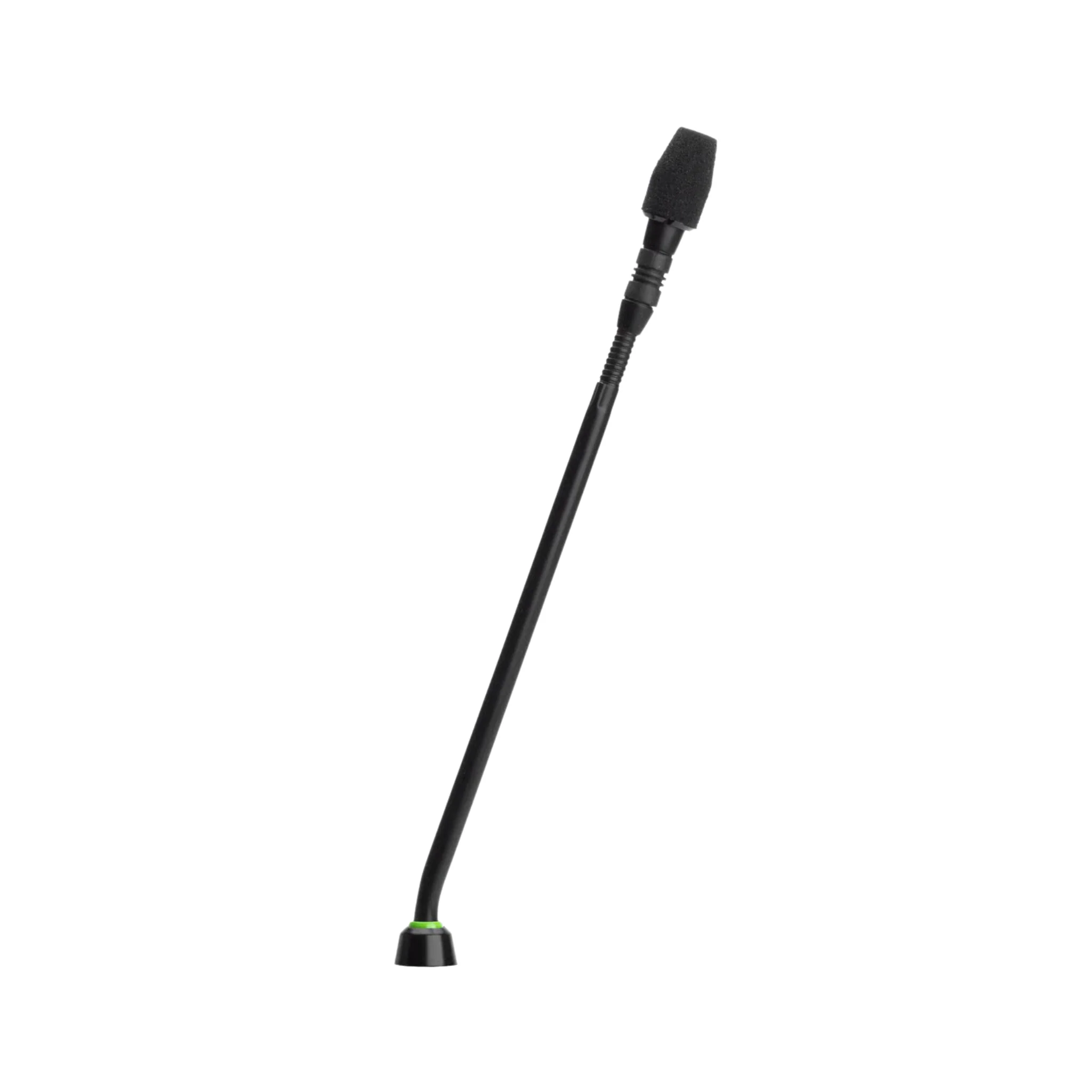 Shure 10 inch shock-mounted gooseneck, dual colour status LED ring, less preamplifier, supercardioid