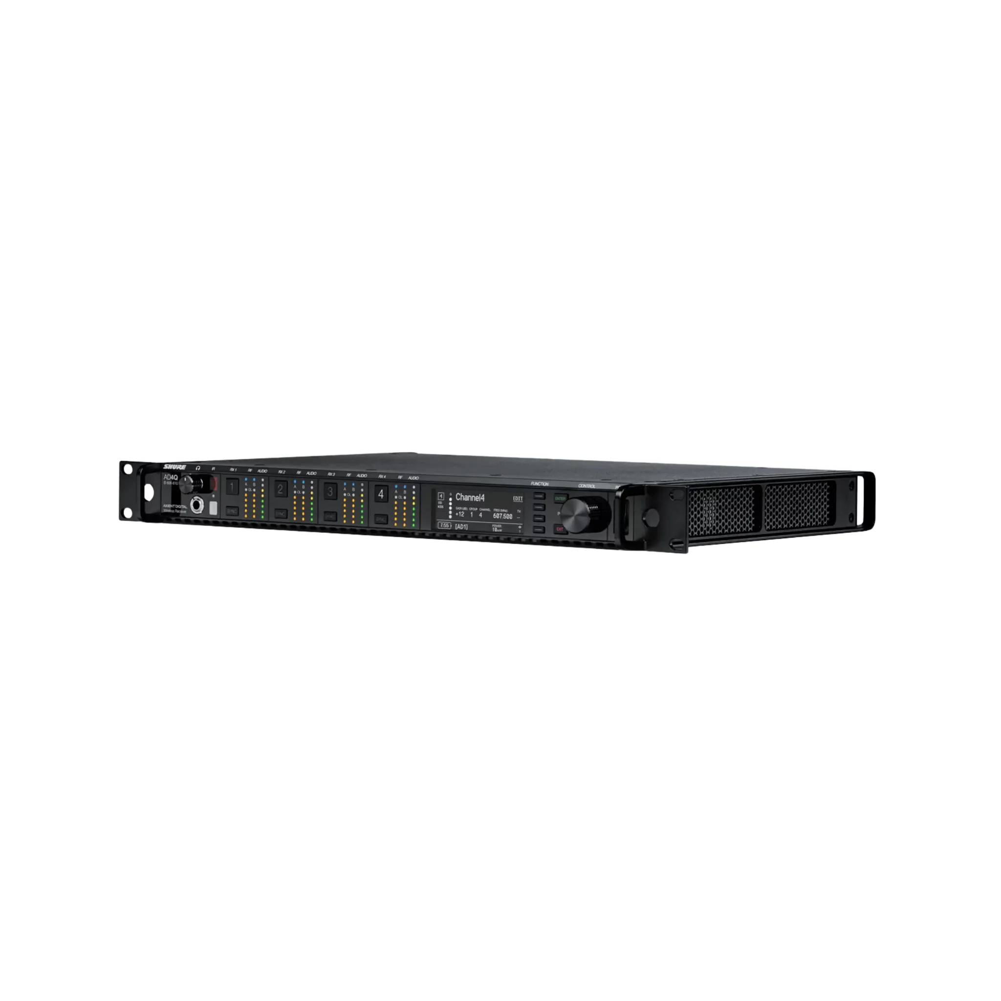 Shure AD Quad Receiver with full accessories (470-636MHz)