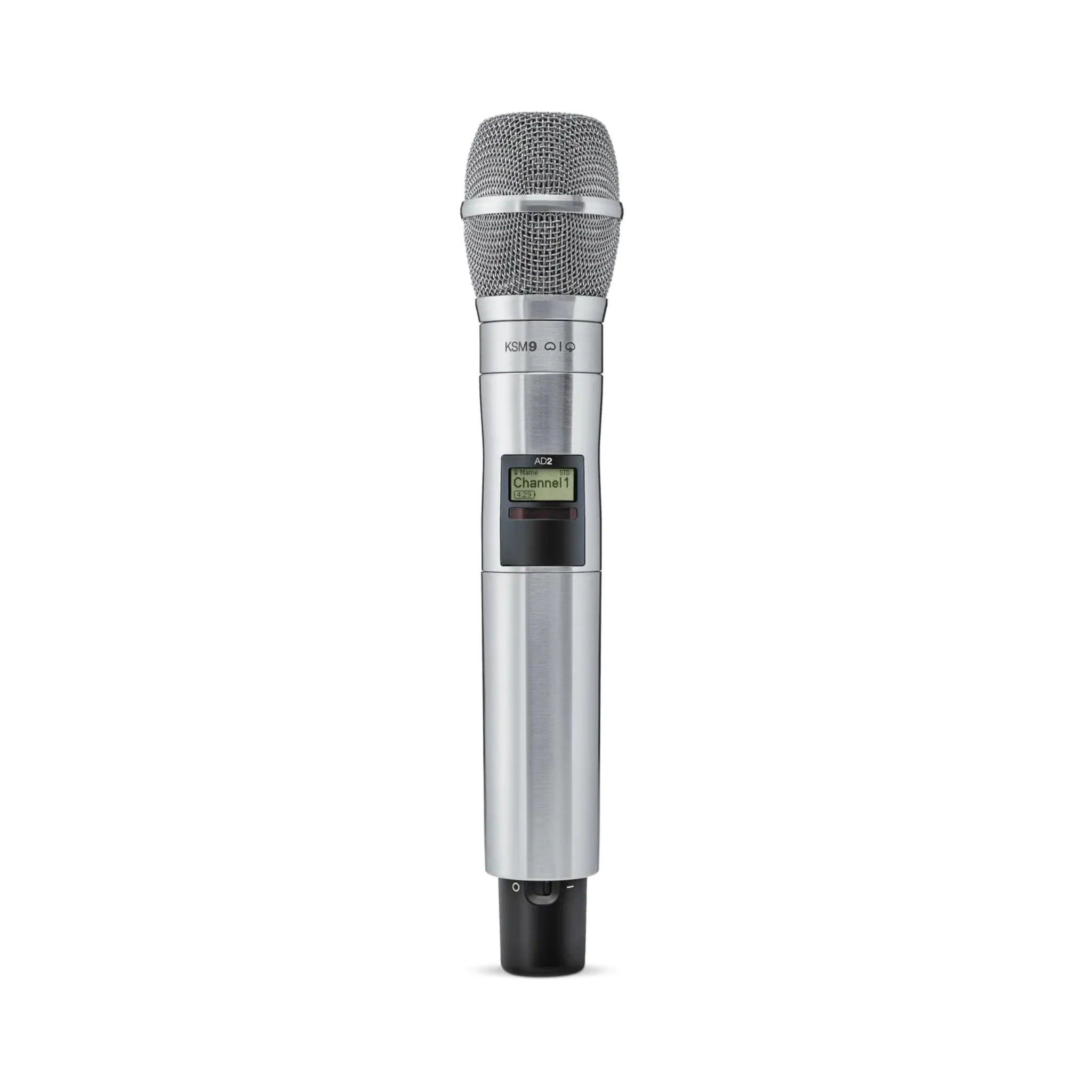 Shure Axient Digital handheld transmitter with KSM9 capsule (470-636 MHz) (nickel)
