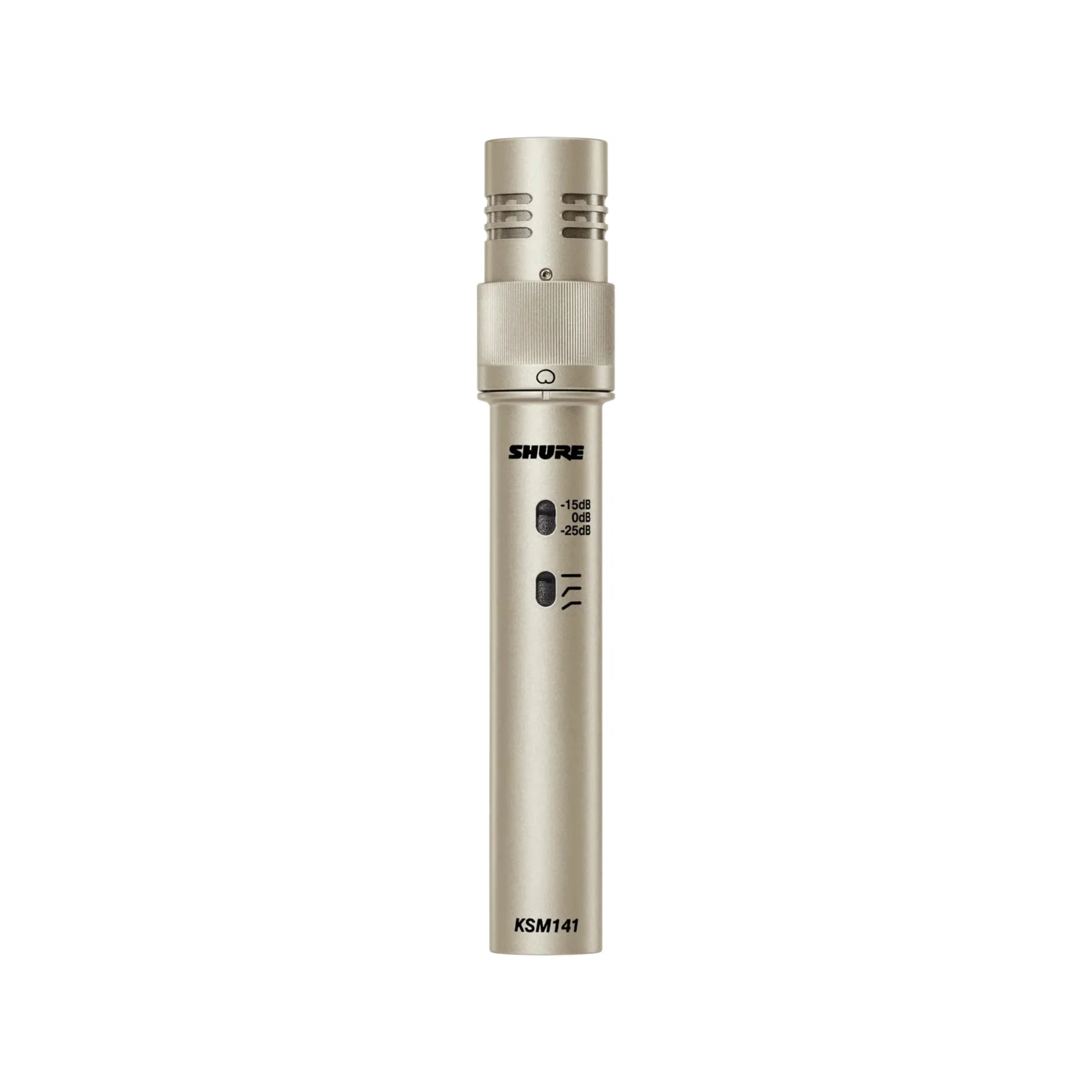 Shure Cardioid or Omnidirectional Condenser Microphone (Champagne)