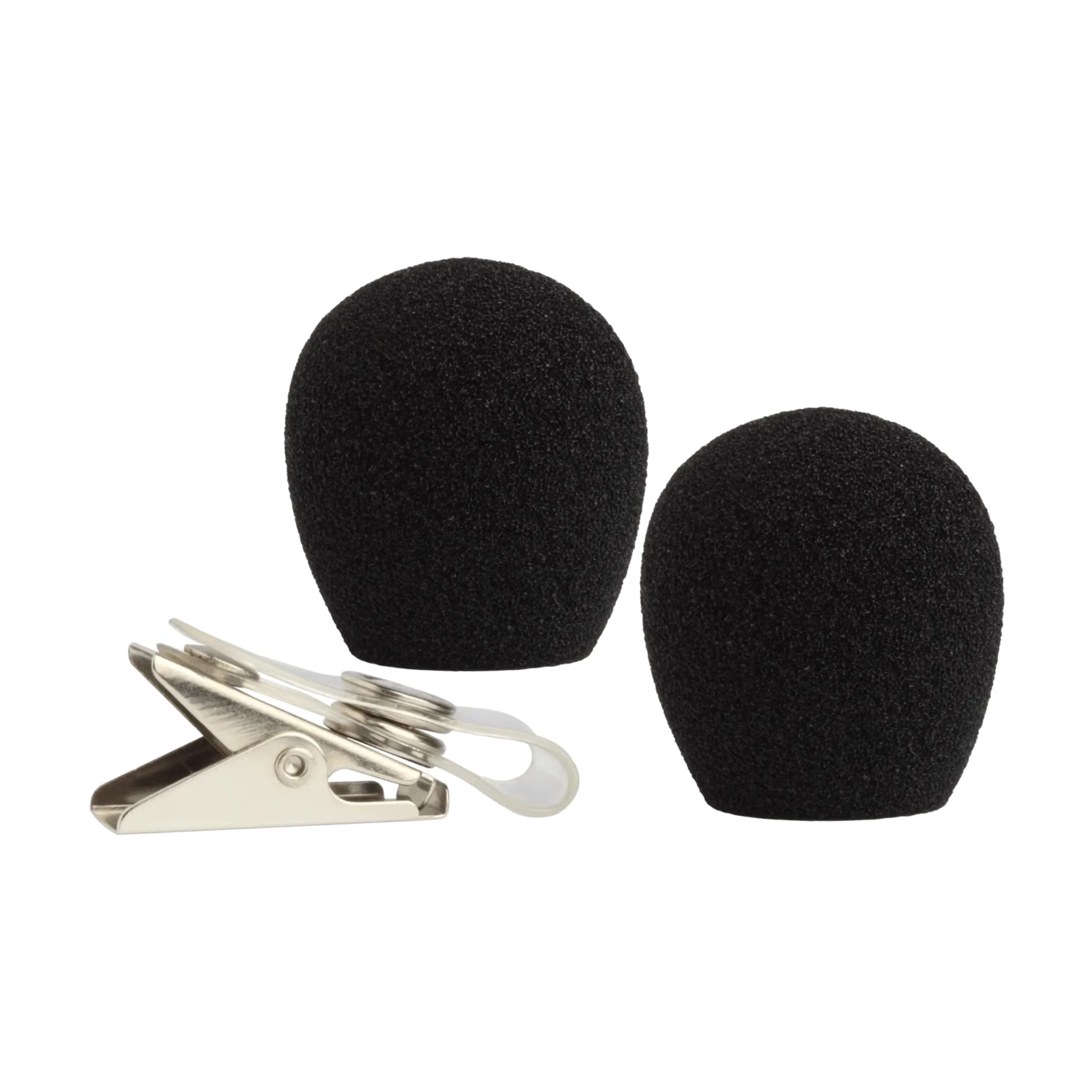 Shure Microphone Windscreen & Clothing Clip for WH10,WH20,WH30 two pack