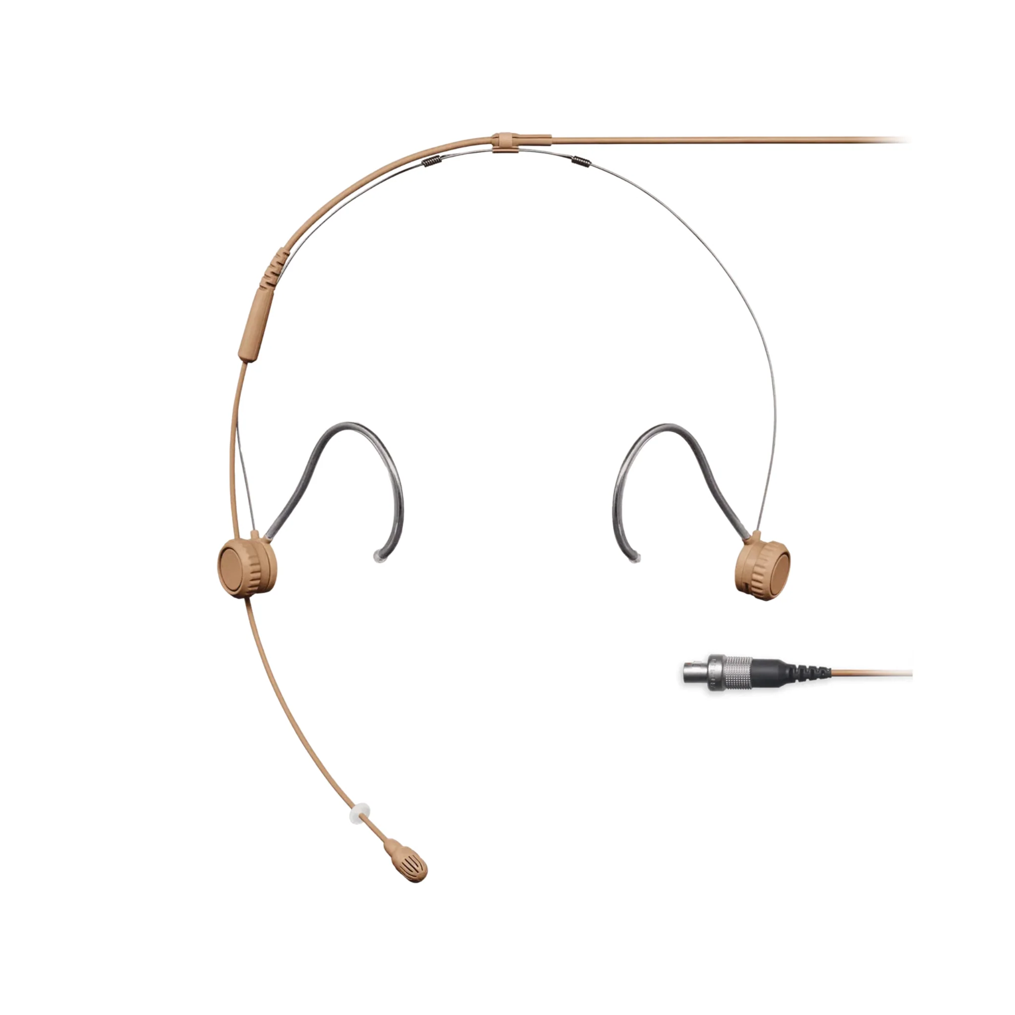 Shure Omnidirectional Condenser Microphone Headset with 1.6mm cable & LEMO connector (Cocoa)