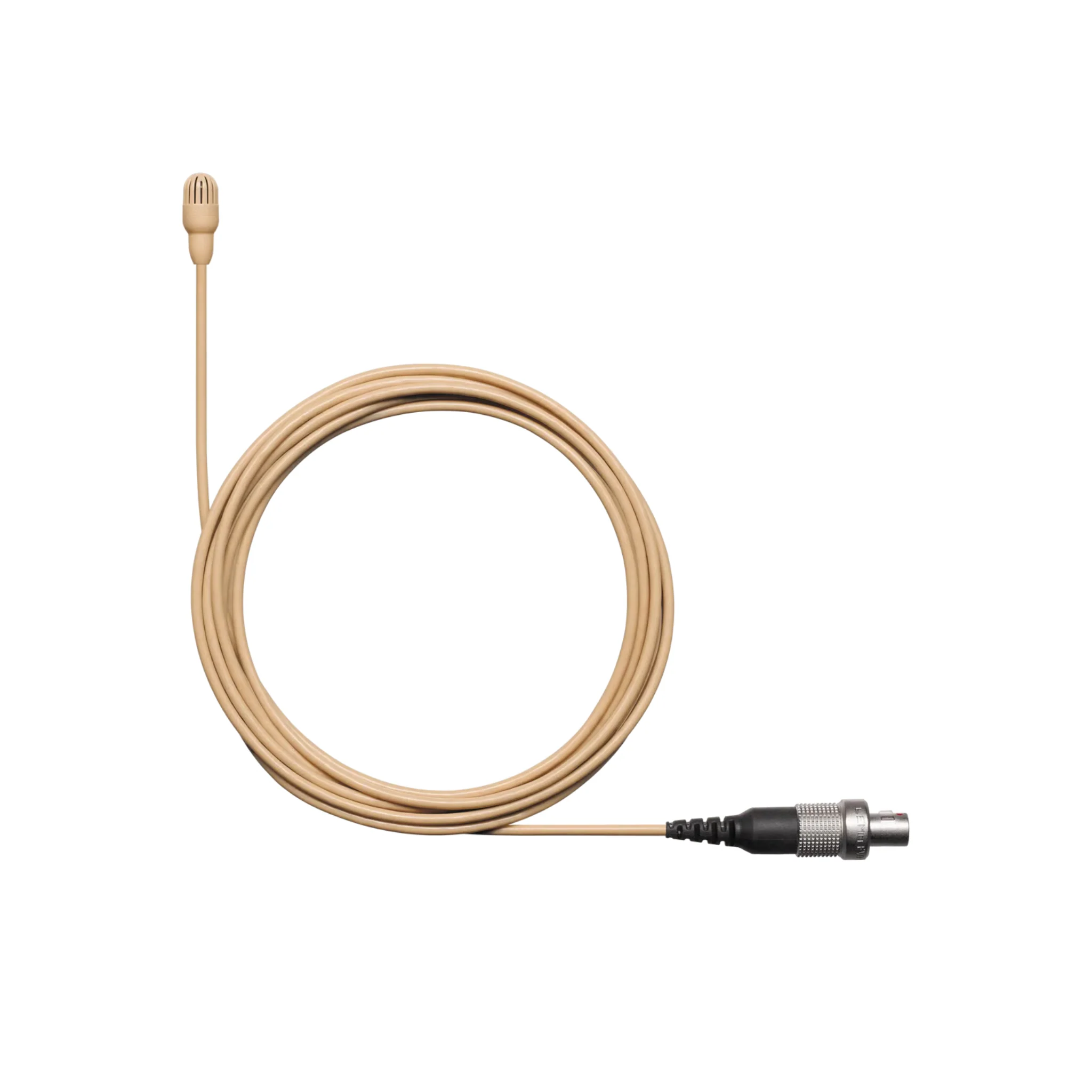 Shure Omnidirectional Condenser Microphone (High-sens) with 1.6mm cable & LEMO connector (Tan)