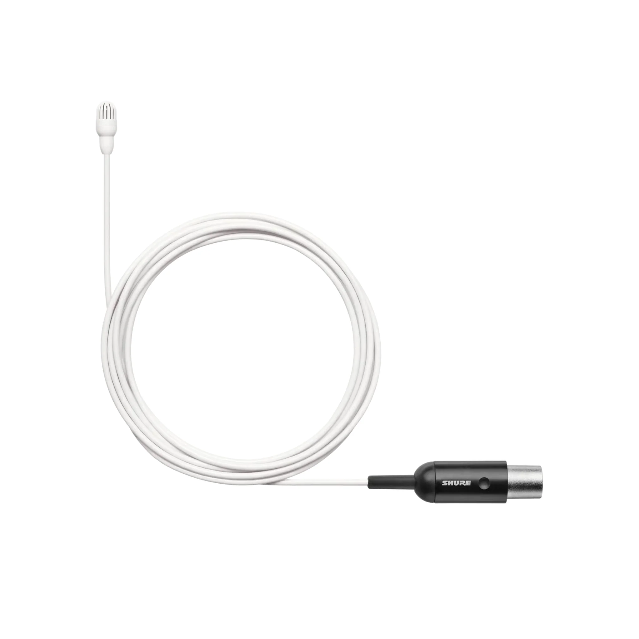 Shure Omnidirectional Condenser Microphone (High-sens) with 1.6mm cable & MTQG connector (White)