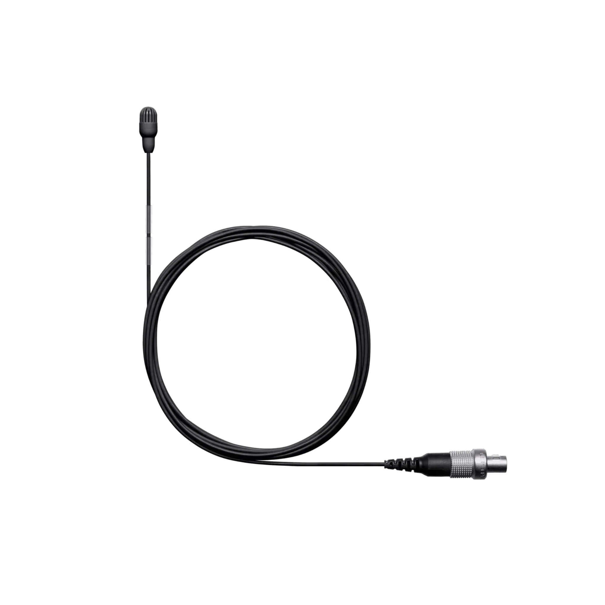 Shure Omnidirectional Condenser Microphone  (Low-sens) with 1.1mm cable & LEMO connector (Black)