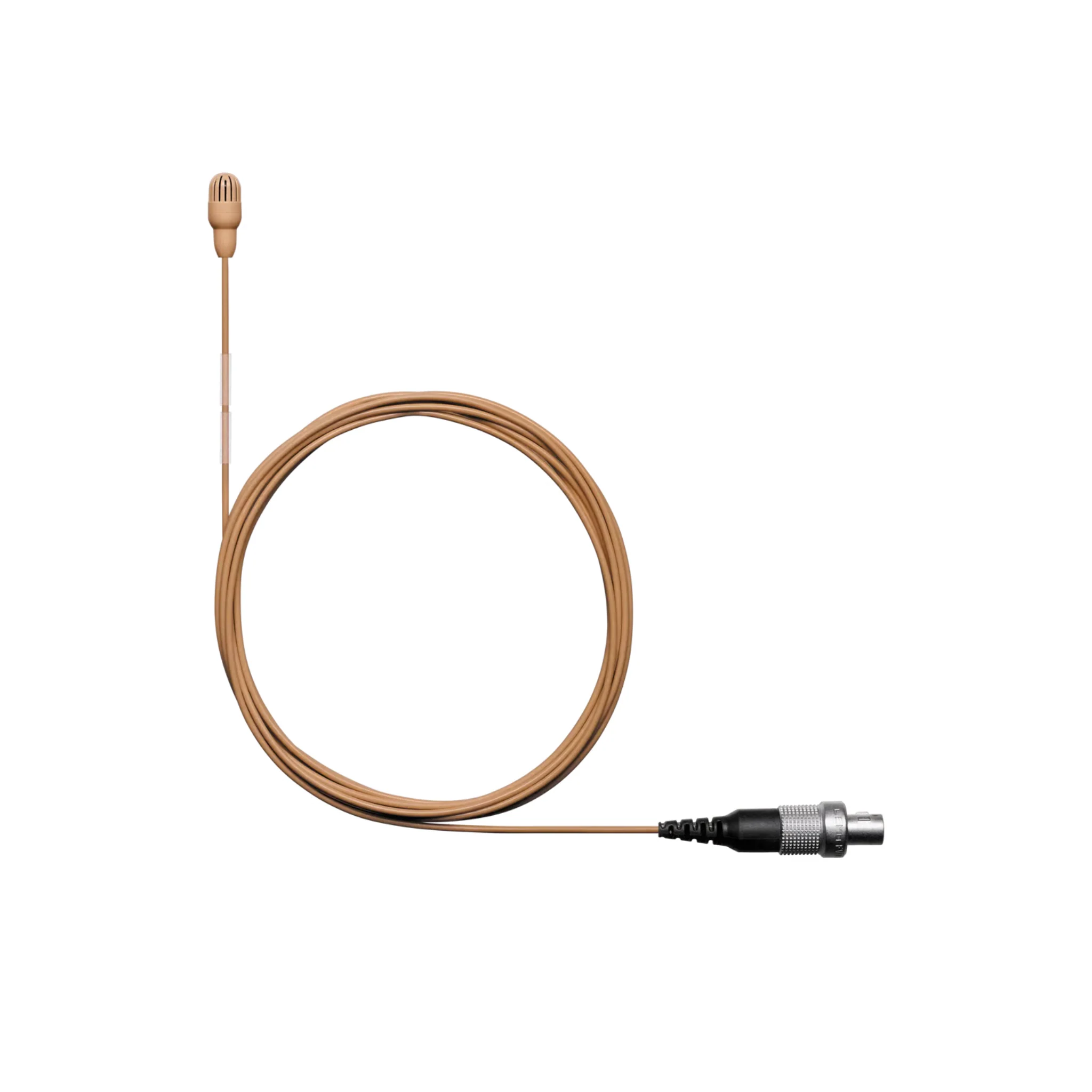 Shure Omnidirectional Condenser Microphone  (Low-sens) with 1.1mm cable & LEMO connector (Cocoa)