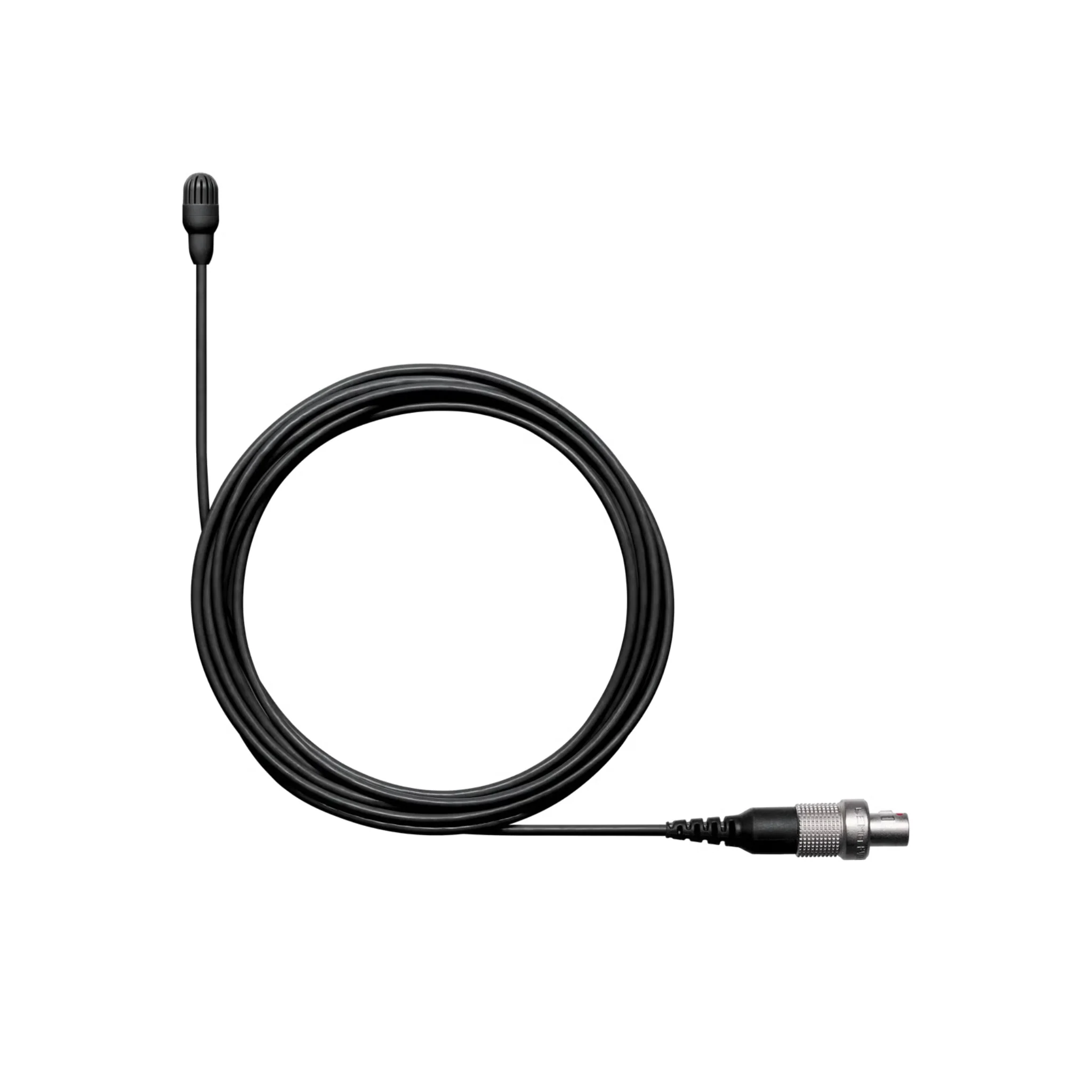 Shure Omnidirectional Condenser Microphone  (Low-sens) with 1.6mm cable & LEMO connector (Black)