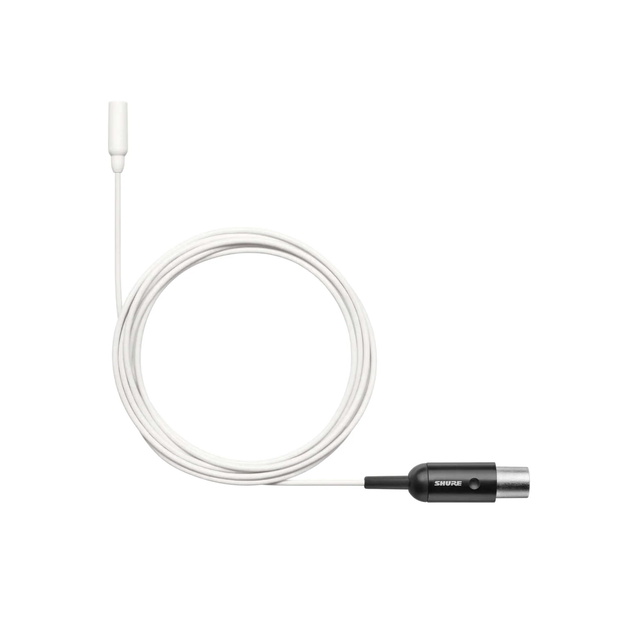 Shure Omnidirectional Condenser Microphone  (Low-sens) with 1.6mm cable & MTQG connector (White)