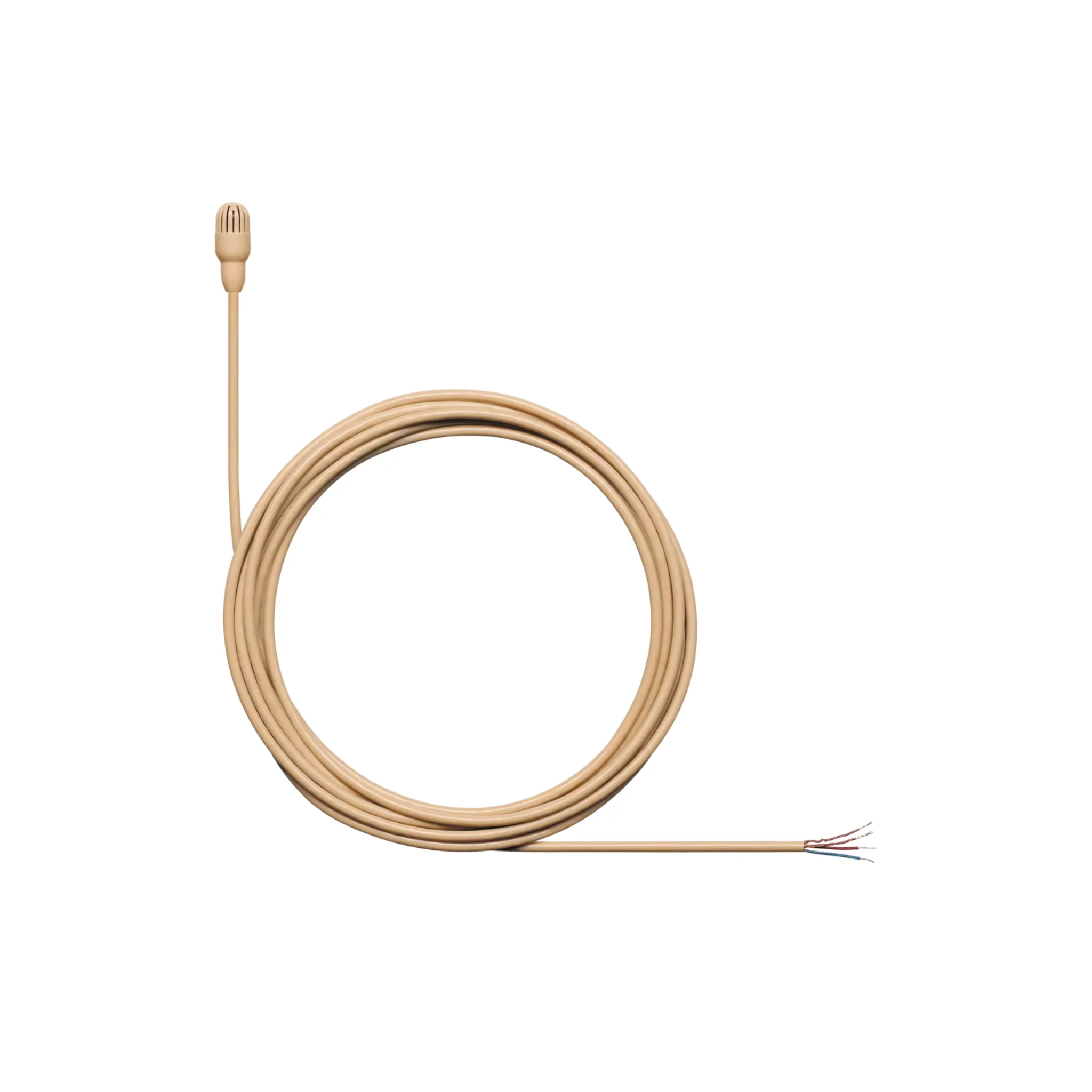 Shure Omnidirectional Condenser Microphone  (Low-sens) with 1.6mm cable without connector (Tan)