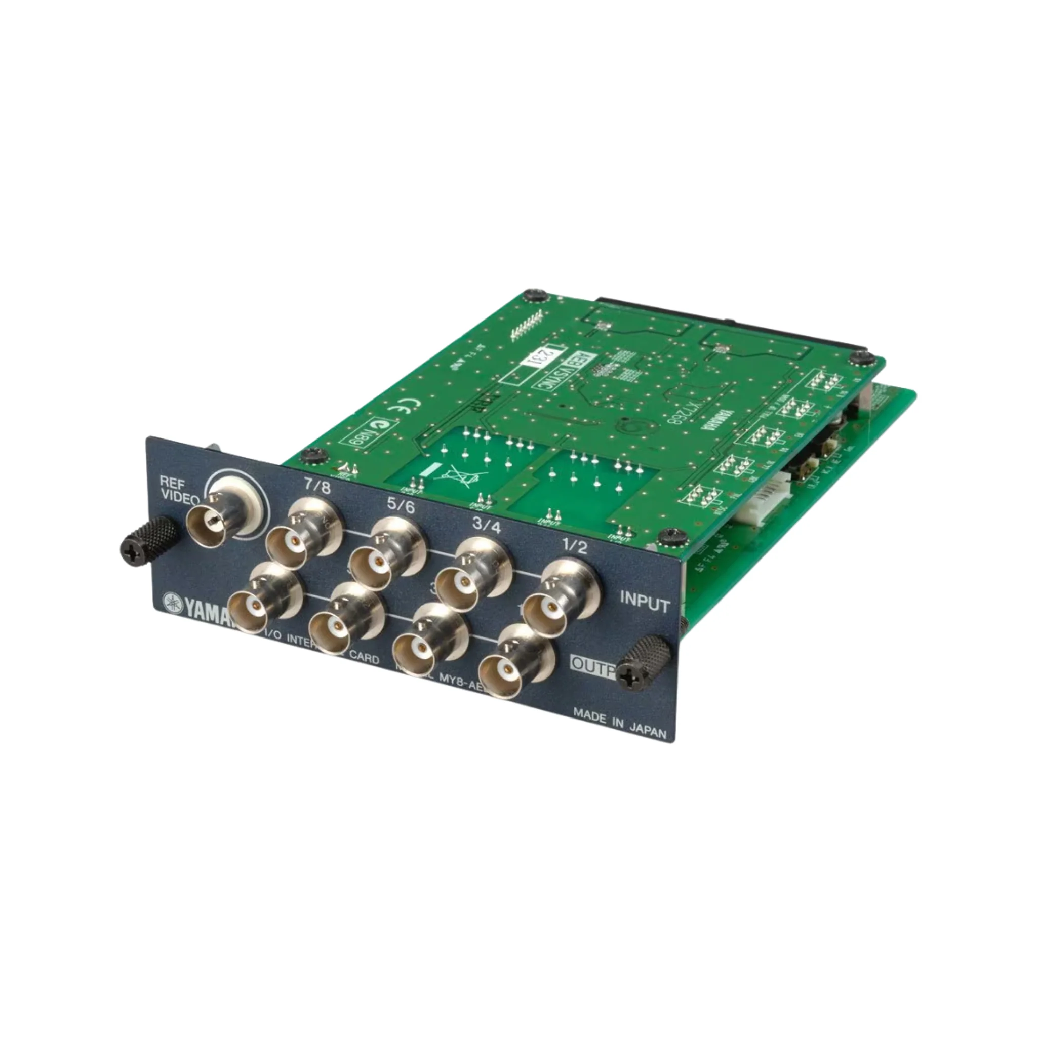 Yamaha MY8 AEB 8 channels, digital In/Out card AES/EBU, BNC